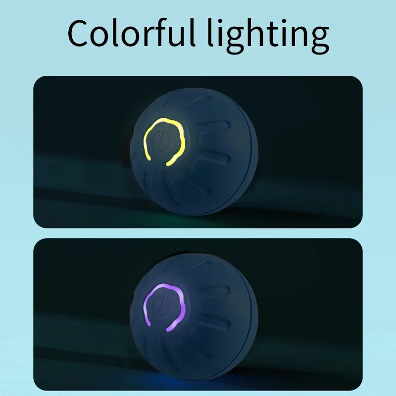 Smart Dog ,and Cat Toy Ball Electronic Interactive Pet Toy Moving Ball USB Automatic Moving Bouncing for Puppy Birthday Gift Cat Product