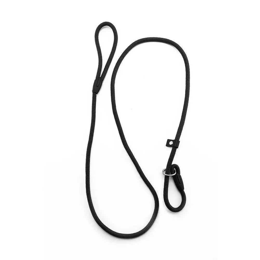 Nylon Pet Leash Dog Slip Rope Leash 130cm Dog Training Leash Strong Slip Adjustable Pet Slipknot Nylon Leash for Dogs Cats