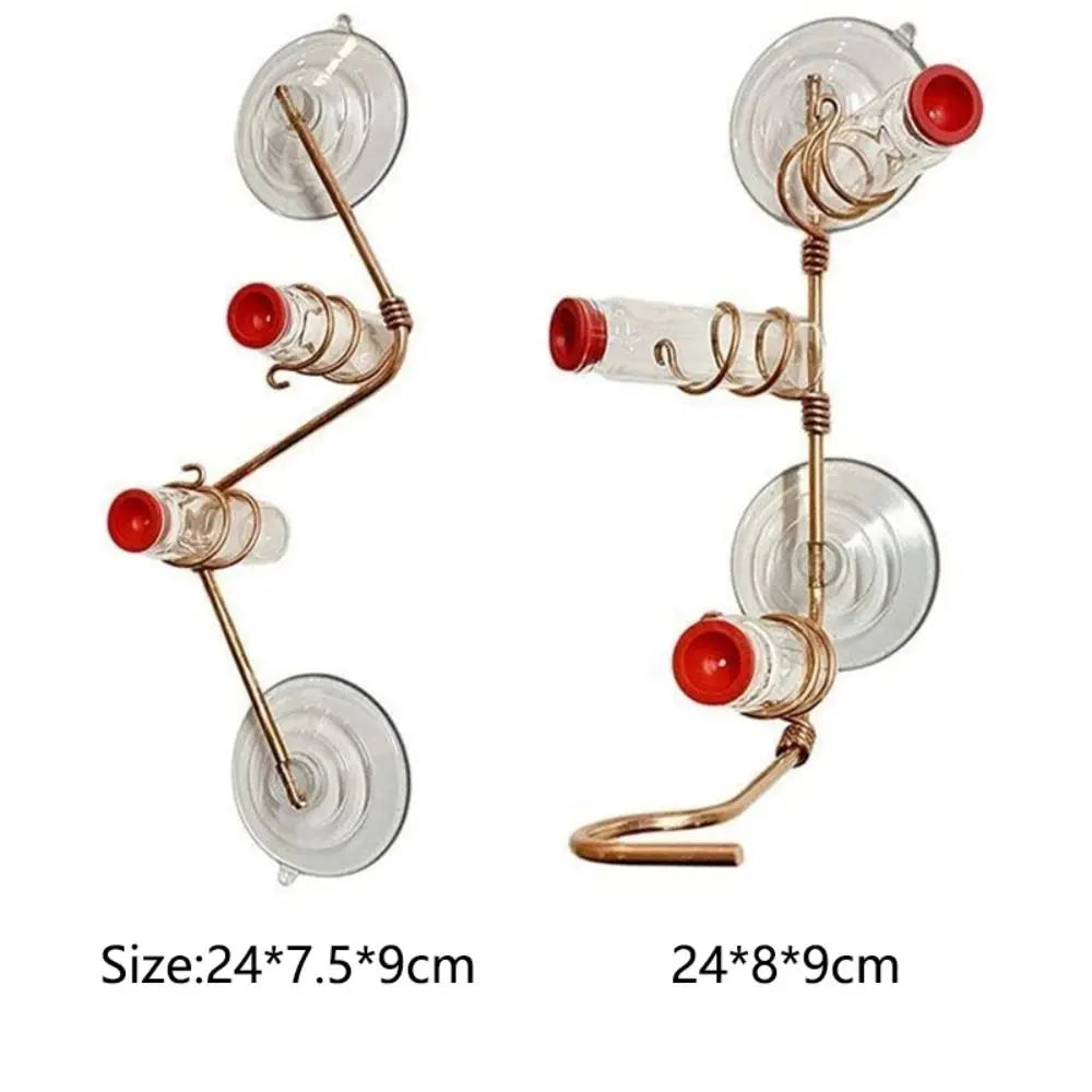 New Outdoor Glass Decoration Suction Cup Hummingbird Feeder Sweet Feeders Bird Feeder Creative