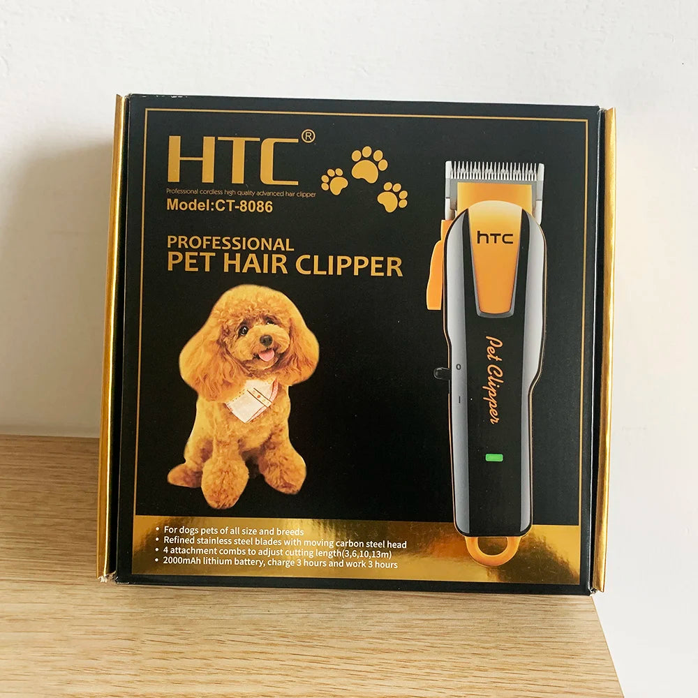 Pet Hair Cutting Machine for Grooming Clippers Quiet Cat Trimmer Cordless Low Noise Electric Pet Shaver for Dog