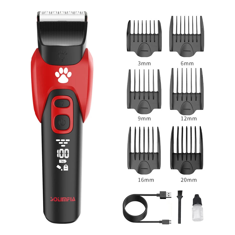 Electric Professional Pet Hair Clipper Big Dog Trimmer Shaver Rechargeable Animal Cats Hair Trimmer Cutting Machine for Sheep